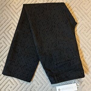 Etcetera black flocked jeans